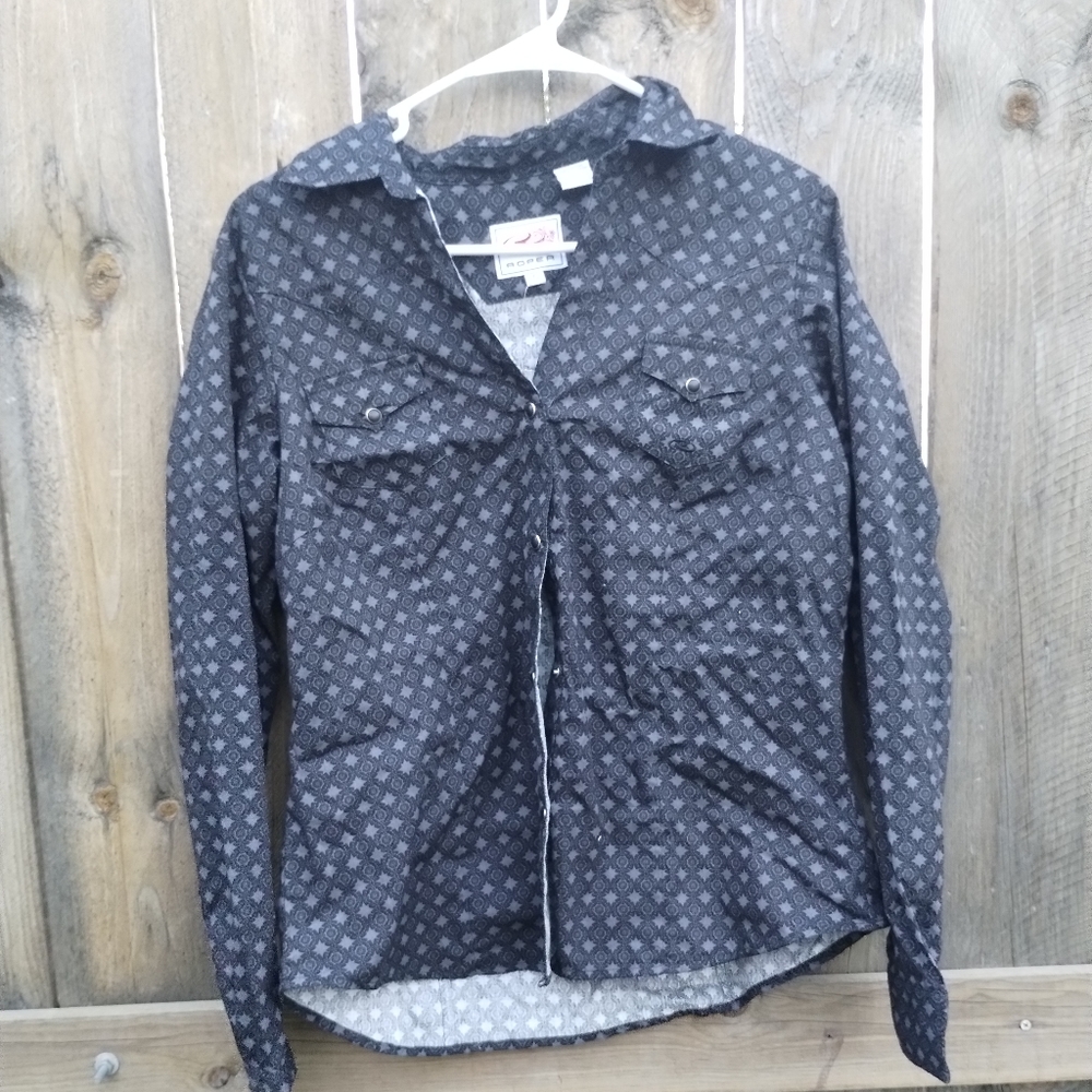 Roper Women's Button Down, Long Sleeve Western Shirt NWT